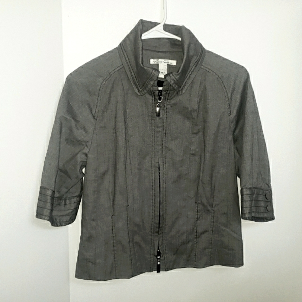 Kenneth Cole Chevron Pattern Jacket